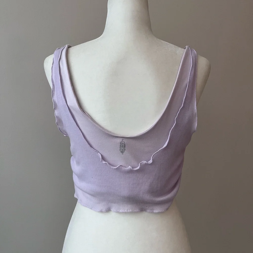 FP Movement Lilac Sports Bra and Lettuce Trim Top - Picture 6 of 6